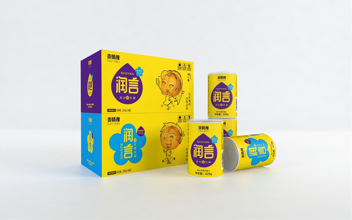 黃桃罐頭紙箱定做-水果罐頭包裝箱制作