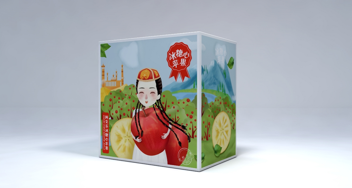 蘋(píng)果紙箱定制-水果包裝箱制作